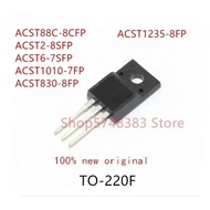 1-5 Pcs ACST88C-8CFP ACST2-8SFP ACST6-7SFP ACST1010-7FP ACST830-8FP ACST1235-8FP TO-220F