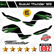 Decal Sticker Striping Variasi Suzuki THUNDER 125 | Decal Thunder 125 | Striping Thunder 125 | Stick