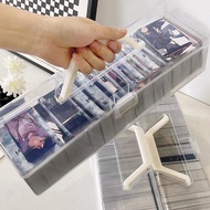 Card Storage Box Kartu Kartu Uno Remi / Playing Cards Kpop Photocard Akrilik Transparan Kotak Tempat