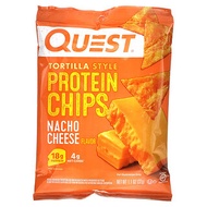 Quest Nutrition, Tortilla Style Protein Chips, Nacho Cheese, 8 Bags, 1.1 oz (32 g ) Each