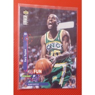 1995-96 Collector's Choice 190 Gary Payton FF FUN FACTS (product code 675B1P35S1)