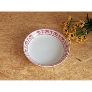 Ceramic Pasta Bowl Bohemian Red Ceramic Pasta Bowl/ Ceramic Pasta Bowl/