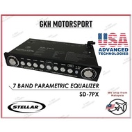 STELLAR 7 BAND PARAMETRIC EQUALIZER PREAMP AMPLIFIER (SD-7PX)