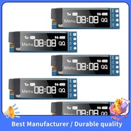 【NEW】5 Pieces I2C Display Module 0.91 Inch I2C OLED Display Module I2C OLED Screen Driver DC 3.3V-5V