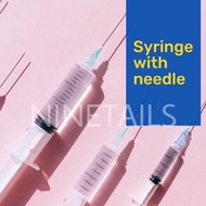 SYRINGE With Needle Sterilized Sterile Syringe Disposable  Refill Printer Cartridge Ink Jarum Suntik Ubat Picagari Jarum