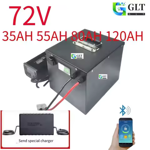 72V 30AH -200AH Lifepo4 ion battery energy storage BMS 100W-7000W motorcycle electric car electric f