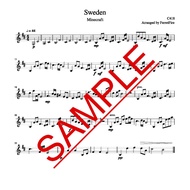 Sweden (C418) Violin Music Sheet | Sheet Music [PDF]