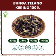 [TERMURAH] BUNGA TELANG KERING 100g/250g/500g/1kg