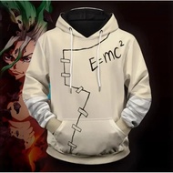 Anime Dr. Stone Ishigami Senku Hoodies Jacket Cosplay Pullover Tops