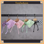 TONFASHION Checkered Cloak, Checkered|Outfit Doll Clothes, Kawaii 10~15cm Cotton Stuffed Doll 15cm C