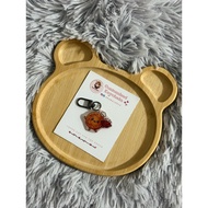 Roti Prata with Curry Keychain