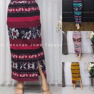 Long pencil skirt, work skirt, kebaya skirt, ethnic woven skirt