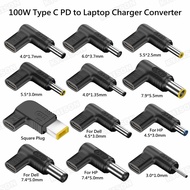 ตัวแปลง Charger Laptop เป็นสากลสำหรับ Asus 100W Type C USB Samsung Acer C ที่ชาร์จความเร็วสูงตัวเชื่อมอะแดปเตอร์