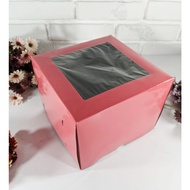 Pink Tart Box/ Pink Box Size 20x20x15/22x22x15/25x25x15/28x28x25/30x30x15cm/2pcs