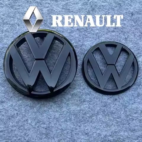 1pcs Gloss Black Replacement 135mm Front Grill emblem or 110mm Rear Trunk Lid badge for Volkswagen G