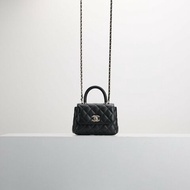 二手 Chanel coco handle nano黑金