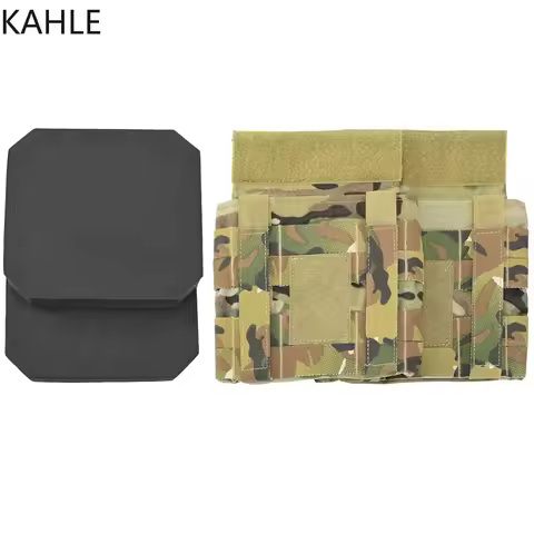 Tactical Ultralight Side Plate Pouch 6x6 Side Armor Carrier Pouch EVA Pad Sundry Bag for TMC AVS LV1