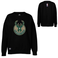 Milwaukee Bucks basketball crewneck sweater normal, jumbo and oversize sizes M-5XL