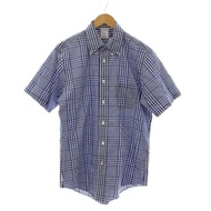 Brooks Brothers Tshirt Shirt Plaid blue Short sleeves Direct from Japan Secondhand