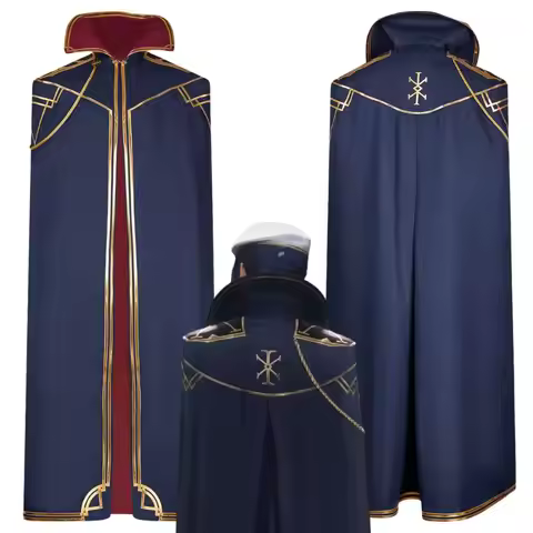 Arcane Caitlyn Cosplay Fantasy Cloak Cape Costume Unisex Outfits Arcane 2 Caitlyn Roleplay Accessori