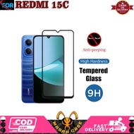 TEMPERED GLASS FULL REDMI 15C 4G 5G Screen Protector