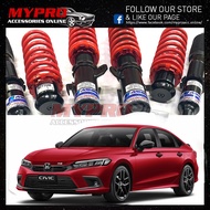 🔥Adjustable🔥🇯🇵HONDA CIVIC FE 2022-2023 MINES Hi Lo Body shift Adjustable Suspension