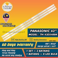 TH-43EX400K PANASONIC 43" LED TV BACKLIGHT(LAMPU TV) PANASONIC 43 INCH LED TV BACKLIGHT TH43EX400K T