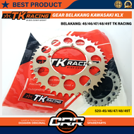 Gear Gir Belakang 520 TK Racing KLX 150 / 250 / 230 Dtracker Ukuran 45T 46T 47T 48T 49T 50T 51T 52T