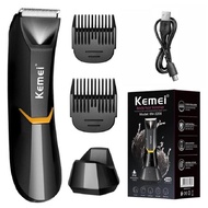 Kemei เครื่องเล็มขนร่างกายกันน้ำ, เครื่องโกนขนไฟฟ้าสำหรับผู้หญิงเครื่องโกนขนและดูแลร่างกายเครื่องเล็มขนหัวหน่าวชาร์จได้