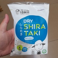 mr ishii dry shirataki noodle 200g 4s mi kering dngan tepung iles iles