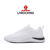 Larocking - Vega Plain White Running Gym Shoes Grey Outdoor Sports Shoes