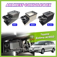 Armrest Console Box Toyota Estima ACR50 (with LED Atmosphere Light)