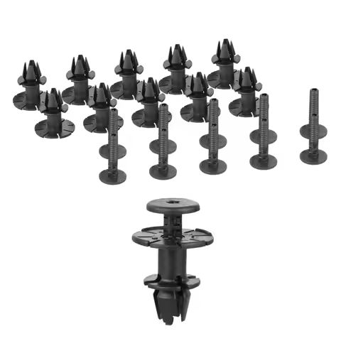 10 Sets Car Exterior Side Sill Skirt Pin Spacer Clips #07147122912 for BMW 3 Series E90 E91 E92 E93 