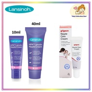 Lansinoh HPA Lanolin Nipple Cream (10ml/40ml) / Pigeon Nipple Care Cream (10g)