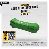 HIJAU Sfidn Fits Green Large Premium Long Resistance Band Power Band Price