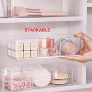 Mirror Cabinet Organizer Storage Box Cosmetic Make Up Brush Transparent Bathroom Washroom Acrylic