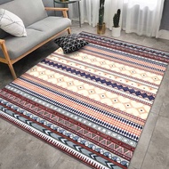 {SDGSEG} Striped Living Room Carpet Floor Mat Persian Bedroom Covered with Carpet Sofa Coffee Table 