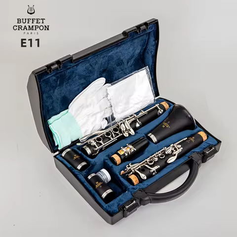 Buffet Crampon&Cie A PARIS E11 17 Key Bb Tune Bakelite Clarinet Playing Musical Instruments Clarinet