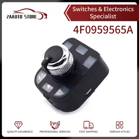 4F0959565A Rearview Mirror Control Switch Side View Button Key For Audi A3 A4 S4 B6 B7 A6 S6 C6 A8 S