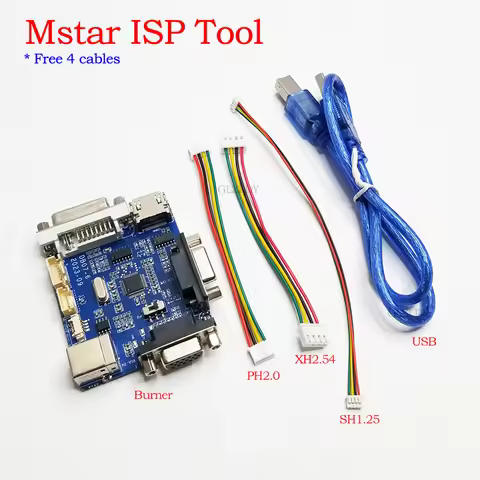 Original Mstar Realtek Sigmastar MTK burner programmer Debug USB driver board upgrade debugging ISP 