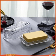 [PrettyiaSG] Butter Dish with Lid Glass Storage Container Butter Container for Countertop