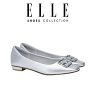 Elle Jacqueline Comfy Fit Footbed Microfiber Leather Flats & Ballerina