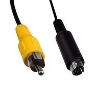Penyambung mini DIN 8-pin ke RCA Male (1.5m / 5FT) Serasi dengan YAESU FT-710 FT710 (5.5 Kaki)