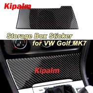 Felexible Carbon Fiber Storage Box Sticker for VW Golf MK7 Interior Accessories