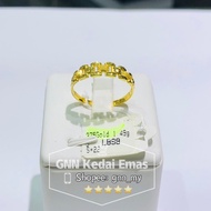 EMAS 375 CINCIN BUDGET FESYEN 375GOLD SIMPLE RING C36