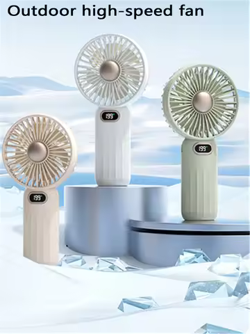 MEET SUN 199 Speed High-speed Handheld Electric Fan with USB Mini Portable Charging Small Fan Deskto