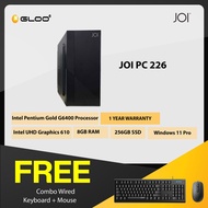 JOI (R) PC 226 (Pentium G6400/8GB RAM/256GB SSD/W11Pro) Free Combo Wired USB Keyboard+Mouse