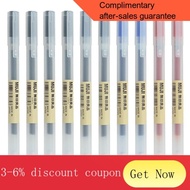 muji pens 10Pcs/Set 0.38mm Gel pen Black/Red/Blue Ink  MUJIs Pens School Office Supply Stationery For Student Business S