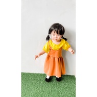 Squid game Girl Medium for kids 3-6 years old