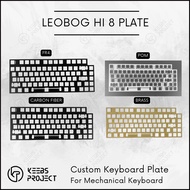 [READY STOCK] LEOBOG Hi8 FR4 / POM / CARBON FIBER / BRASS / ALUMINIUM Plate for Mechanical Keyboard